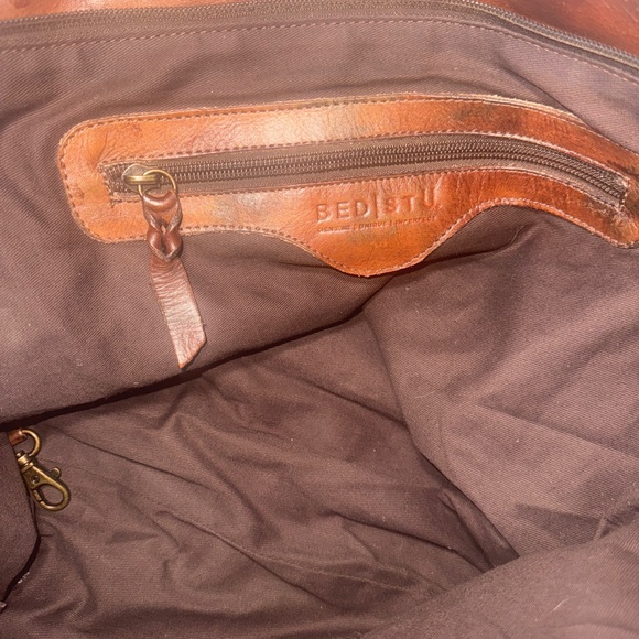 Bed Stu Celindra LTC Shoulder Bag Tote Handbag Purse Teak Rowan Multi - Picture 15 of 16